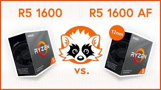 AMD R5 1600 vs. AMD R5 1600 AF comparison - Is the new 12 nm R5 1600 AF a real bargain? 