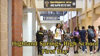 Highland Springs HS: First Day