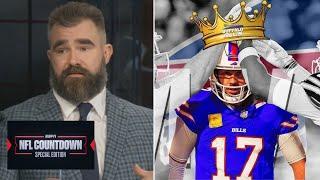 NFL Countdown | I agree with Josh Allen winning MVP! - Jason Kelce made the best argument for MVP