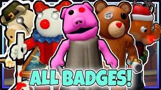 HOW TO GET ALL 27 BADGES in ACCURATE PIGGY RP THE RETURN | ROBLOX