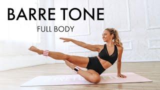 30 MIN Full Body Toned + Lean Barre (Fat Burning Home Workout)