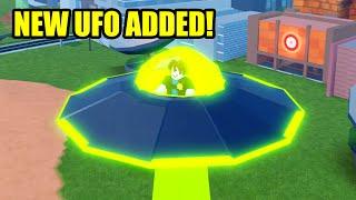 NEW UFO with ROPE ADDED to Roblox Jailbreak!