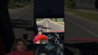 VALORIE BECOMES A TRUCKER.. #funny #gaming #twitch #meme #shorts  #cars #ats #trucking #satire