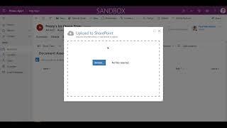 Infinity Buttons: SharePoint Add on - Upload