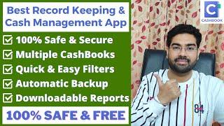 Free & Best Record-Keeping App For Business Owners & Professionals | Introducing The Cashbook App