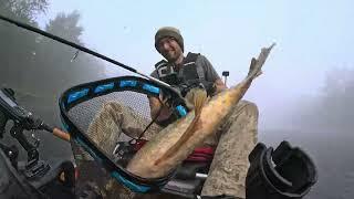 GoPro Hero 13 HDR HLG Test - Kayak Fishing - Big Pike Catch