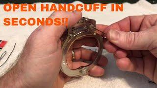 How to pick shim open handcuffs with a bobby pin, paperclip, and wire