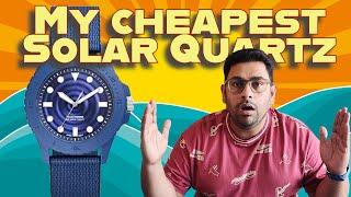 India's cheapest Solar Quartz watch with Ecodrive technology & sustainable material | Fossil Tide