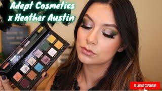 ADEPT COSMETICS X HEATHER AUSTIN PALETTE REVIEW | OMG..NEW FAVORITE PALETTE?! 