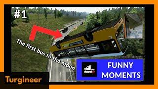 The First Bus in Space | TruckersMP Funny Moments & Accidents #1