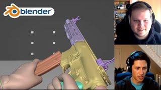 Blender FPS Video Game 3D Animator Workflow