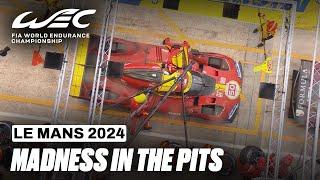 Madness In The Pits As Rain Hits Again ️ I 2024 24 Hours of Le Mans I FIA WEC