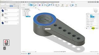 Fusion 360 ile SG90 Servo Tasarımı Arm 1