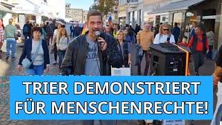 Trier demonstriert für Menschenrechte!