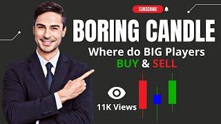 What is Boring Candle - Where do Big Players Buy and Sell - Boring Candle Indicator - Candlestick