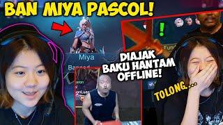 BAN MIYA PASCOL!! NGAMUK LANGSUNG DISAMPERIN DIAJAK BAKU HANTAM! WKWKWK - Mobile Legends Indonesia