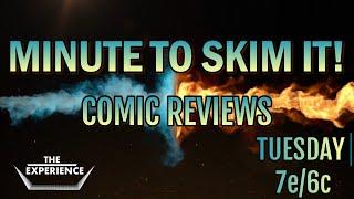 Lightning Fast Reviews Of This Week's New Comics!  Minute To Skim It!