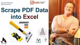 UiPath Data Scrape PDFs into Excel Example