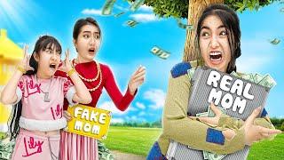 Fake Mom Vs Real Mom...Who Is The Best Mom? - Funny Stories About Baby Doll Family