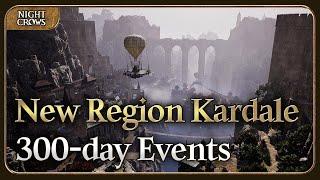 [NIGHT CROWS] New Region Kardale｜Party Dungeon Renewal｜300-day Events