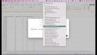 HSS Quick Video 3: Converting an Excel Sheet to CSV Format