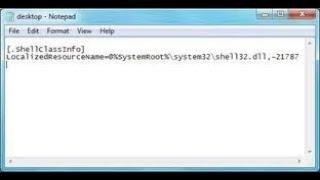 Fix: [.ShellClassInfo] Windows 7|8|10 (Desktop.ini)