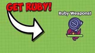How To Get Ruby Weapons In Moomoo.io!