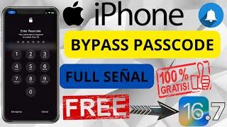 IPHONE  BYPASS PASSCODE CON SEÑAL ️️ Y FULL NOTIFICACIONES  TOTALMENTE GRATIS FACIL Y SENCILLO 