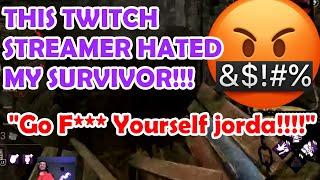 This Twitch Streamer HATED My Survivor | Dead by Daylight
