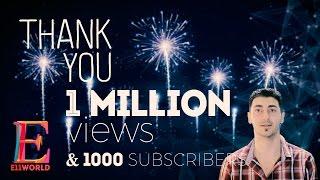 1 Million views & 1000 subscribers - Happy New Year from E11World