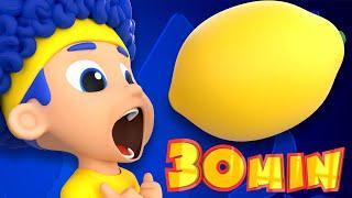 Yummy Fruits & Vegetables with new DB Heroes | Mega Compilation | D Billions Kids Songs