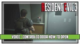 Resident Evil 3 Remake How to Open Voice - Controled Door in Hospital