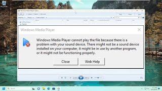 [SOLVED] Windows Media Player Cannot Play the File