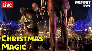 Live: Christmas Magic at Magic Kingdom - Christmas Fireworks & Rides - Walt Disney World - 12-21-24