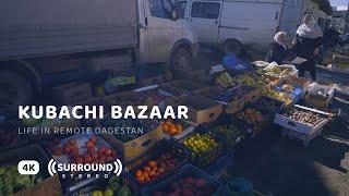 Life In Remote Dagestan — Kubachi Bazaar | 4K Walking Tour ASMR