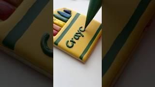 Crayon box cookie️ recipes and supplies linked in my bio #cookiedecorating #asmr #satisfying