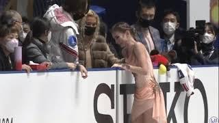 Дарья УСАЧЕВА Травма! ГРАН ПРИ Японии NHK Trophy 2021.