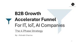 How BIG B2B TECH COMPANIES GROW THEIR SALES! The Growth Accelerator Funnel