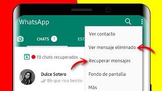 Como RECUPERAR MENSAJES y CONVERSACIONES BORRADAS de WHATSAPP 2023!!!