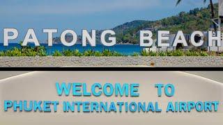 Patong to Phuket Airport by car / motorbike (2024) Patong Beach to Phuket International Airport