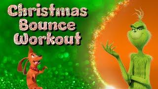 Christmas Jump Workout | Christmas Brain Break | PE Bowman | Trampoline Workout for Kids | Grinch