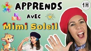 Apprends avec Mimi Soleil | Couleurs, Animaux, Nombres et bien plus | Vidéos éducatives pour enfants