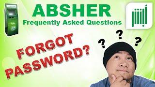 FORGOT PASSWORD  I  ABSHER  I  FREQUENTLY ASKED QUESTIONS