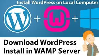 How to Download WordPress & Install in WAMP Server, Install Wordpress on Localhost WAMP in hindi