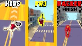 NOOB vs PRO vs HACKER - Bike Rush | Bike Rush All Bike | Games for Kids