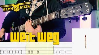 Rammstein - Weit Weg |Guitar Cover| |Tab|