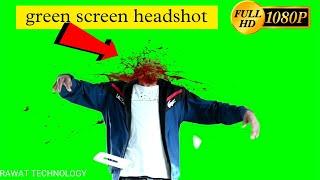 green screen headshot scene #vfxediting #gunshot