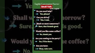 Small Talk | English Conversation Practice | Speak Fluent English