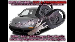 VW BEETLE 1998-2011 LOCK+CLUSTER REMOVAL FOR KEY CUTTING & PROGRAMMING