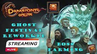 Drakensang Online | GHOST FESTIVAL ​ DWARF START 3h Cape GWENFARA FARMING  | ​LIVE GAMEPLAY ​